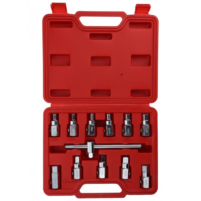 KLUCZE KORKÓW SPUSTU OLEJU ZESTAW 12 cz. MGS01085