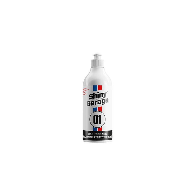 Shiny Garage Back2Black Polymer Tire Dressing – dressing do opon z kwarcem SiO2 500ml SG137635