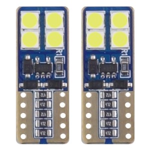 Żarówki LED CANBUS 8SMD 2835 T10e W5W White 12V/24V 01635