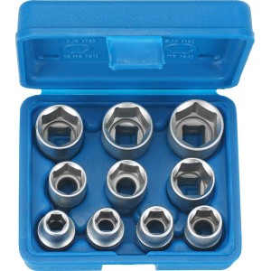 Nasadki   3/8`-15/16`` 1/2`` 10 szt. C.5110