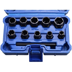 Nasadki wykrętaki 9-19 mm` 10 szt. C.2110