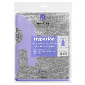 Monster Shine Hyperion - bardzo chłonny ręcznik do osuszania auta 70x90cm 600gsm Mon000002
