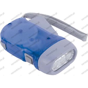 Latarka LED dynamo` 3 diody D.51446