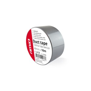 Taśma techniczna` szara / Duct tape 48mm x 10m x 0`19mm 02483