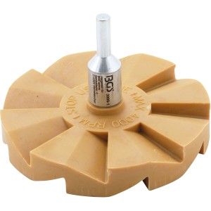 Gumowy krążek do usuwania kleju` 90 mm karbowany B.3999-1