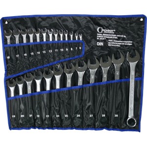 Klucze płasko oczk.  6-32 mm` 25szt. C.35/25T