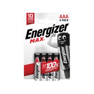 ENERGIZER Bateria Max Alkaliczna AAA LR03 E92 Blister 4 szt. AM-39-009
