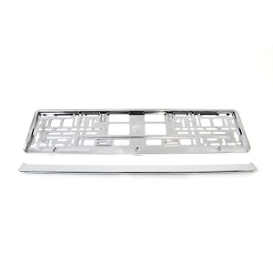 Ramka tablicy rejestracyjnej metalizowana w całości / License plate frame ALL CHROME 01170